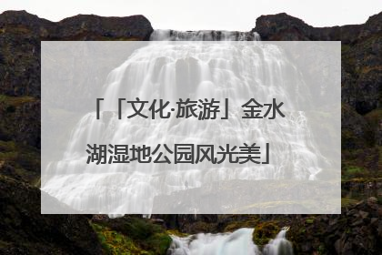 「文化·旅游」金水湖湿地公园风光美