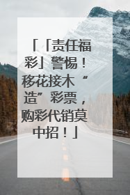 「责任福彩」警惕！移花接木“造”彩票，购彩代销莫中招！