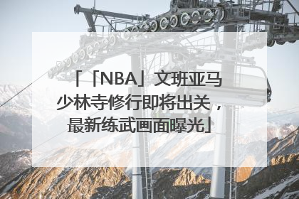 「NBA」文班亚马少林寺修行即将出关，最新练武画面曝光