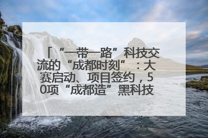 “一带一路”科技交流的“成都时刻”：大赛启动、项目签约，50项“成都造”黑科技吸引多国客商