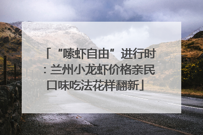 “嗦虾自由”进行时：兰州小龙虾价格亲民口味吃法花样翻新