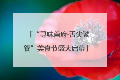“寻味首府·舌尖饕餮”美食节盛大启幕