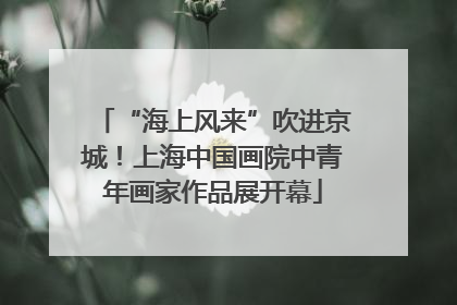 “海上风来”吹进京城！上海中国画院中青年画家作品展开幕