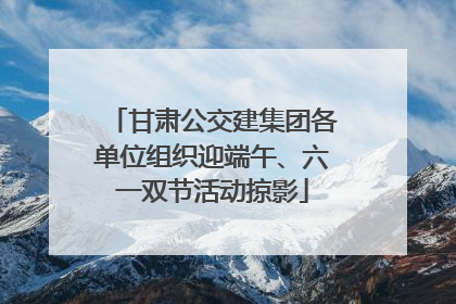 甘肃公交建集团各单位组织迎端午、六一双节活动掠影