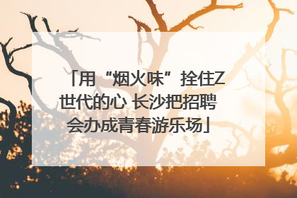 用“烟火味”拴住Z世代的心 长沙把招聘会办成青春游乐场