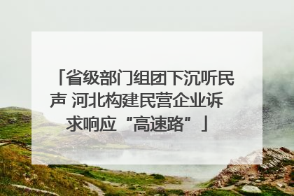 省级部门组团下沉听民声 河北构建民营企业诉求响应“高速路”
