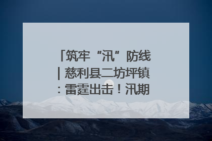 筑牢“汛”防线｜慈利县二坊坪镇：雷霆出击！汛期捕鱼被紧急叫停