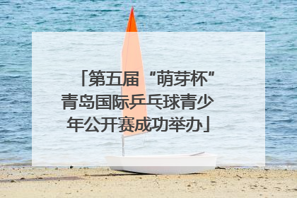 第五届“萌芽杯”青岛国际乒乓球青少年公开赛成功举办