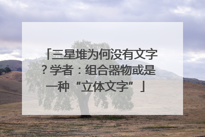 三星堆为何没有文字？学者：组合器物或是一种“立体文字”