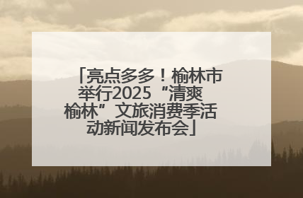 亮点多多！榆林市举行2025“清爽榆林”文旅消费季活动新闻发布会