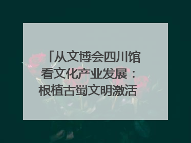 从文博会四川馆看文化产业发展：根植古蜀文明激活创新基因｜文博向“新”