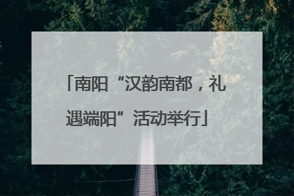 南阳“汉韵南都，礼遇端阳”活动举行