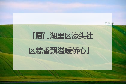 厦门湖里区濠头社区粽香飘溢暖侨心