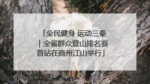 全民健身 运动三秦｜全省群众登山排名赛首站在商州江山举行