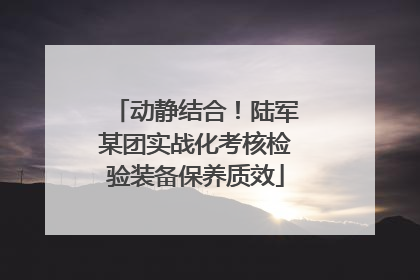 动静结合！陆军某团实战化考核检验装备保养质效