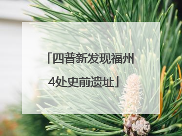四普新发现福州4处史前遗址