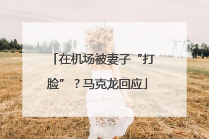 在机场被妻子“打脸”？马克龙回应