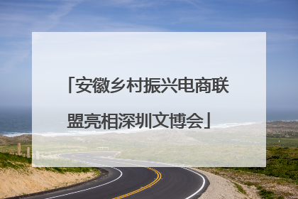 安徽乡村振兴电商联盟亮相深圳文博会