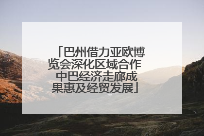 巴州借力亚欧博览会深化区域合作 中巴经济走廊成果惠及经贸发展