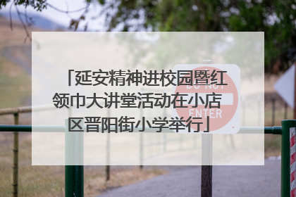 延安精神进校园暨红领巾大讲堂活动在小店区晋阳街小学举行