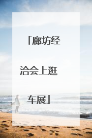 廊坊经洽会上逛车展