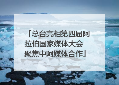 总台亮相第四届阿拉伯国家媒体大会 聚焦中阿媒体合作