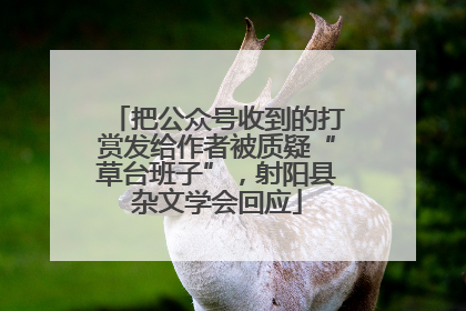 把公众号收到的打赏发给作者被质疑“草台班子”，射阳县杂文学会回应