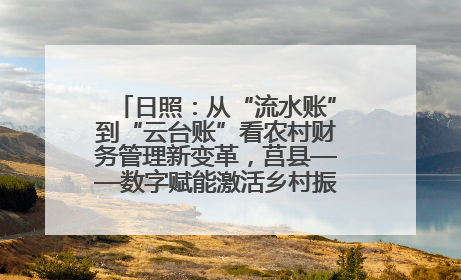日照：从“流水账”到“云台账”看农村财务管理新变革，莒县——数字赋能激活乡村振兴“一池春水”