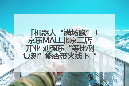 机器人“满场跑”！京东MALL北京二店开业 刘强东“等比例复刻”能否带火线下“618”？