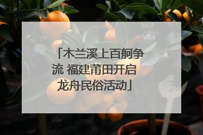 木兰溪上百舸争流 福建莆田开启龙舟民俗活动