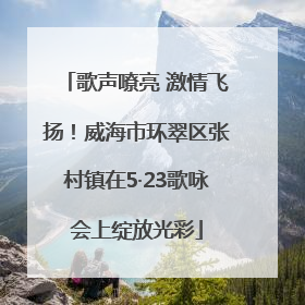 歌声嘹亮 激情飞扬！威海市环翠区张村镇在5·23歌咏会上绽放光彩