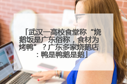 武汉一高校食堂称“烧鹅饭是广东俗称，食材为烤鸭”？广东多家烧鹅店：鸭是鸭鹅是鹅