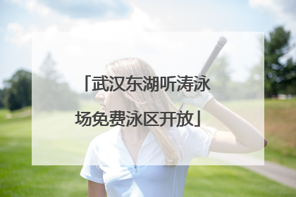 武汉东湖听涛泳场免费泳区开放