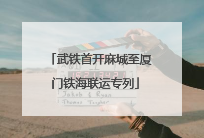 武铁首开麻城至厦门铁海联运专列