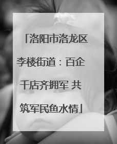 洛阳市洛龙区李楼街道：百企千店齐拥军 共筑军民鱼水情