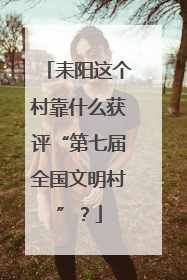 耒阳这个村靠什么获评“第七届全国文明村”？