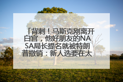 背刺！马斯克刚离开白宫，他好朋友的NASA局长提名就被特朗普撤销：新人选要在太空实现“美国优先”