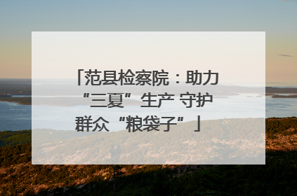 范县检察院：助力“三夏”生产 守护群众“粮袋子”