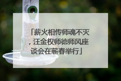 薪火相传师魂不灭，汪金权师德师风座谈会在蕲春举行
