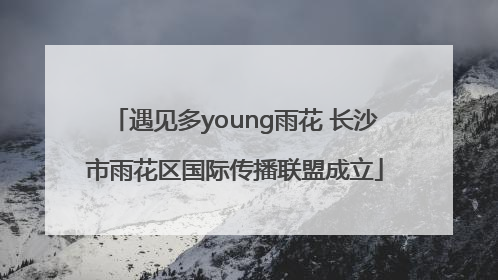 遇见多young雨花 长沙市雨花区国际传播联盟成立