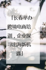 长春举办跨境电商培训，企业探寻出海新机遇