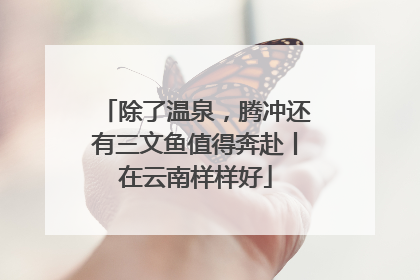 除了温泉，腾冲还有三文鱼值得奔赴丨在云南样样好