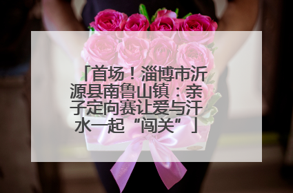 首场！淄博市沂源县南鲁山镇：亲子定向赛让爱与汗水一起“闯关”