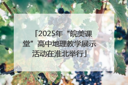 2025年“皖美课堂”高中地理教学展示活动在淮北举行